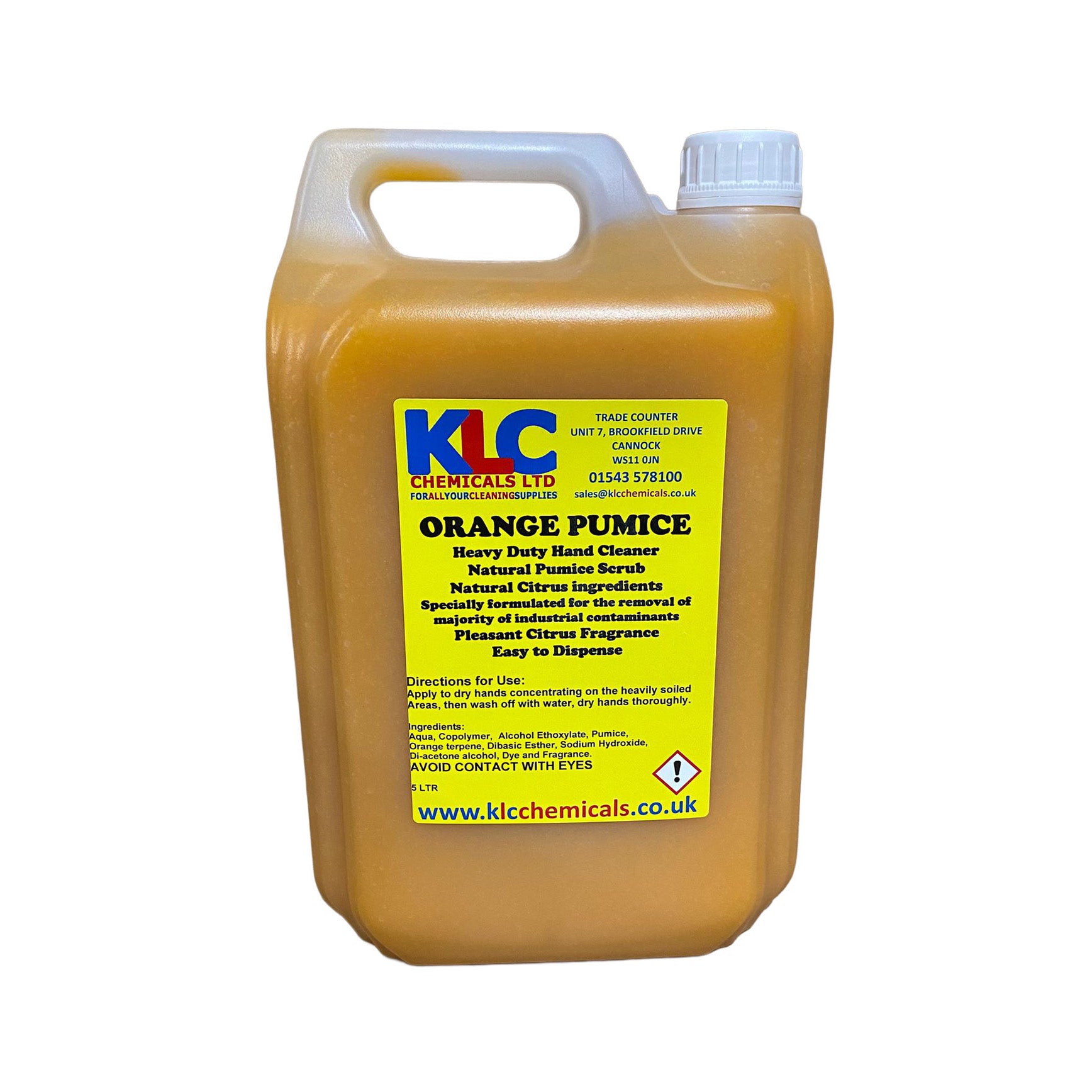 Orange Pumice Hand Cleaner